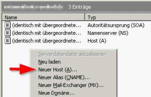 Neuer Host A
