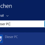 Windows 8 Verwaltung Moder-UI Dieser PC