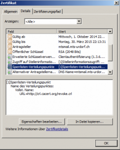 Sperrlisten-Verteilungspunkte