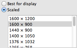 Bildschirmauflösung