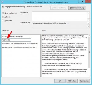 Remotedesktop-Lizenzserver
