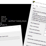 Mit PuTTY Key Generator ein Schlüssel generieren