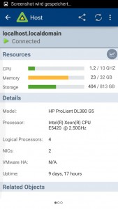 vSphere Mobile Watchlist