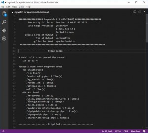 logwatch - httpd brute-force attachs