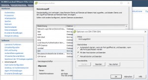 vSphere Sicherheitsprofil TSM-SSH
