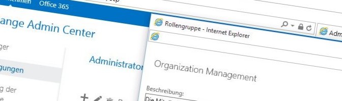 Exchange 2013 Verwaltungskonsole