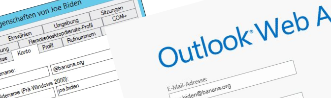 Exchange Benutzerprinzipalname UPN