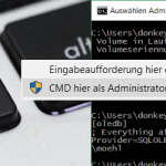 Command Prompt als Administrator