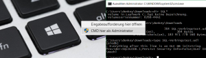 Command Prompt als Administrator