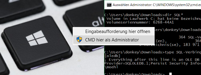 Command Prompt als Administrator