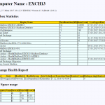 Exchange mailboxstatistics screen