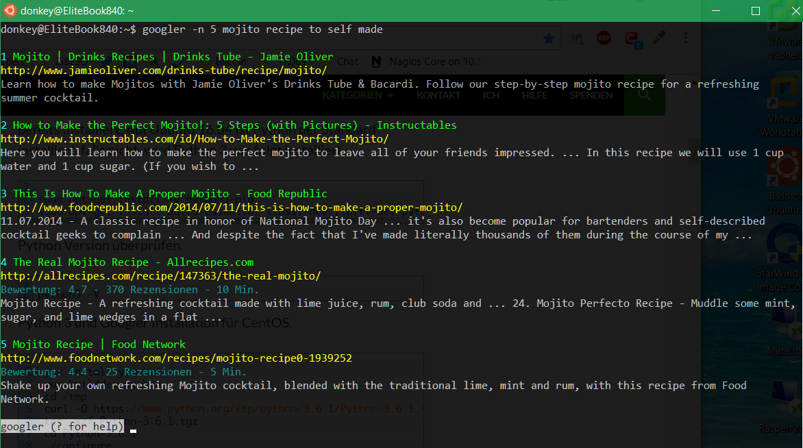 Googler Search Install Linux