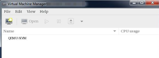 KVM Hypervisor. Starte den Server neu und versuche dann, den virtual manager zu starten.