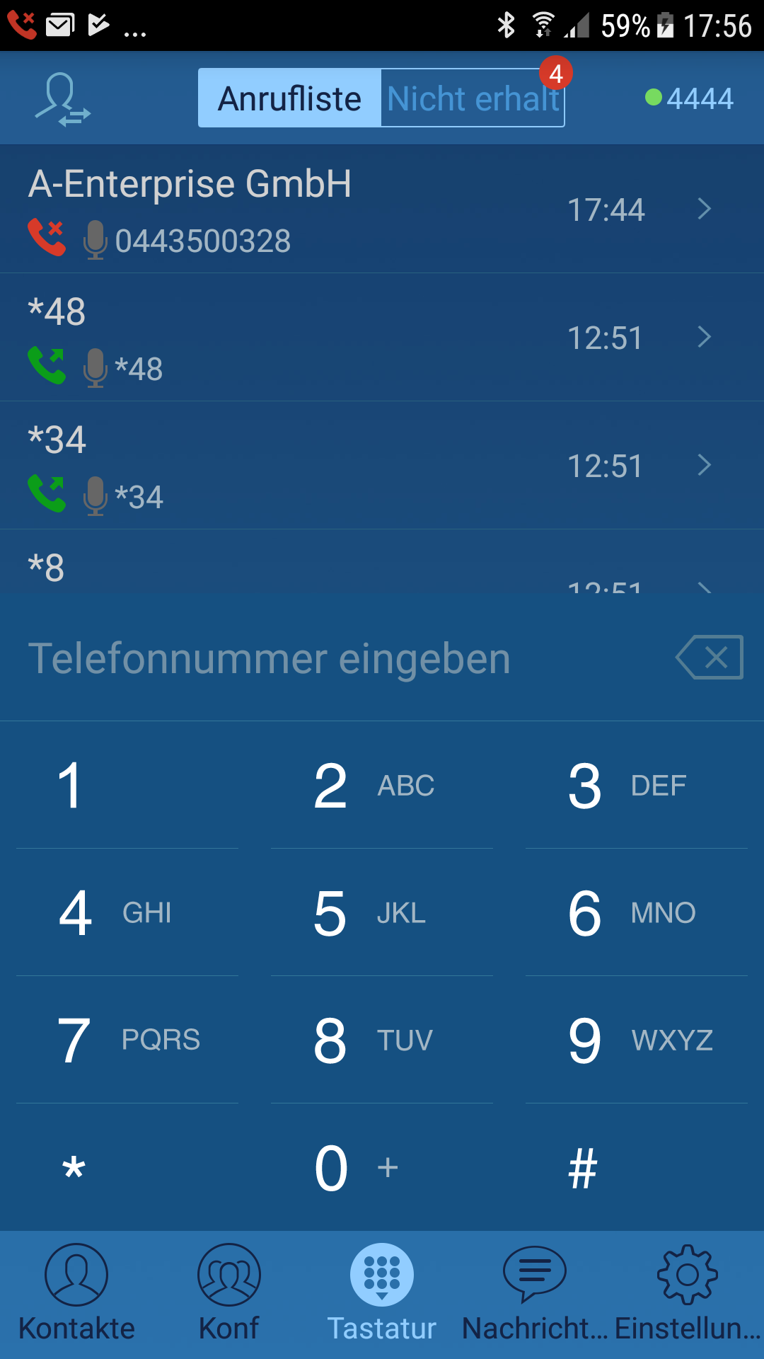 fe auf iOS und Android Smartphone