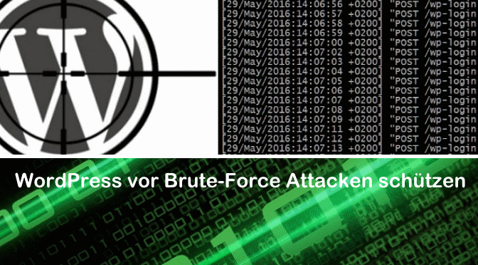 WordPress vor Brute-Force Attacken schützen