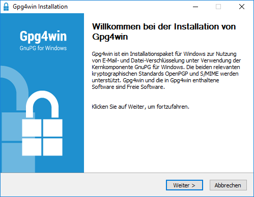 Nach dem Gpg4win für OpenPGP auf Windows Installiert ist, findet sich das Outlook-Plugin GpgOL im Outlook Ribbon.