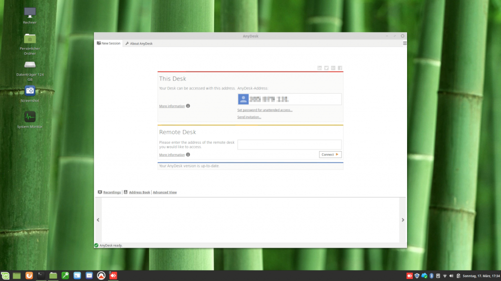 anydesk linux desktop