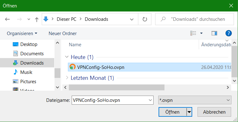 OpenVPN mit Synology DiskStation Installation