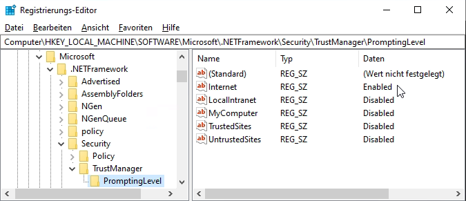 Diese Anwendung wurde vom Administrator blockiert