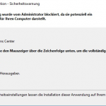 sicherheitswarnung