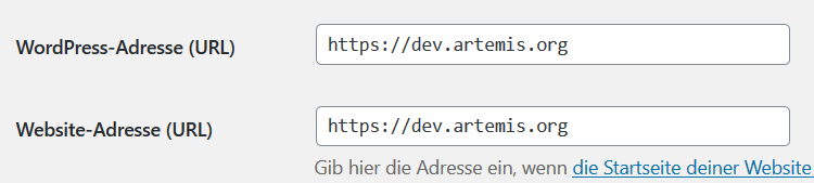 Modify WordPress-Aaddress URL using phpMyAdmin