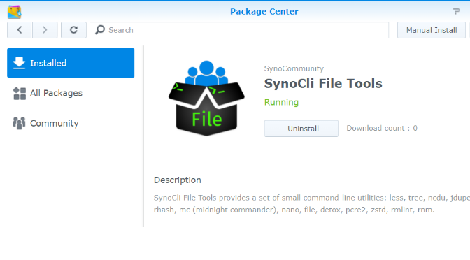 Synology DSM SynoCli File Tools Installation
