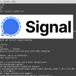How to install signal in Linux terminal
