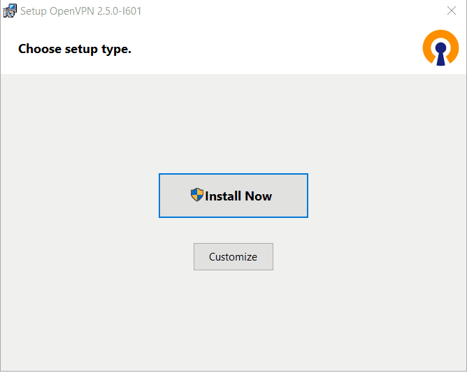 OpenVPN für Windows Setup