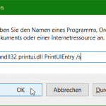 Druckerserver Eigenschaften
