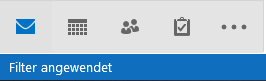 Outlook Filter angewendet
