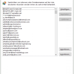 Outlook Junk-E-Mail Blockierte Absender
