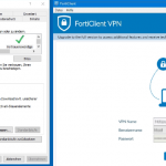 FortiClient SSL VPN Settings Internet Options
