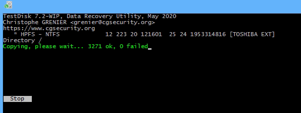 TestDisk Data Recovery Utility ist ein vollständiges Packet zur Datenrettung