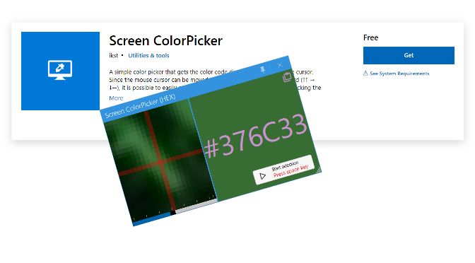 HTML Farbcode mit Color Picker Pipette finden und kopieren