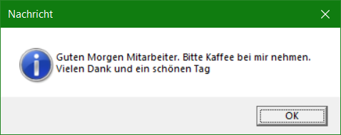 Visual Basic Script erzeugt ein Pop-up Fenster mit Information, durch die MsgBox-Funktion