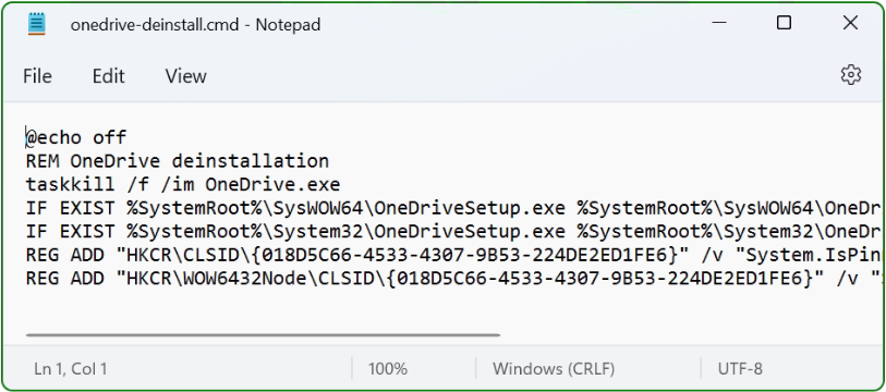 OneDrive komplett aus Windows deinstallieren