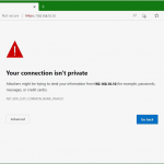 Issue Self-Signed SSL Certificate for internal Website SSL Self-Signed Certificates. Privacy error your connection isn't private