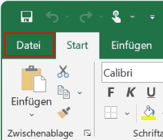 Excel -  Datei