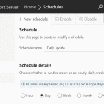 Power BI Report Server Schedules