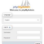 phpMyAdmin Login