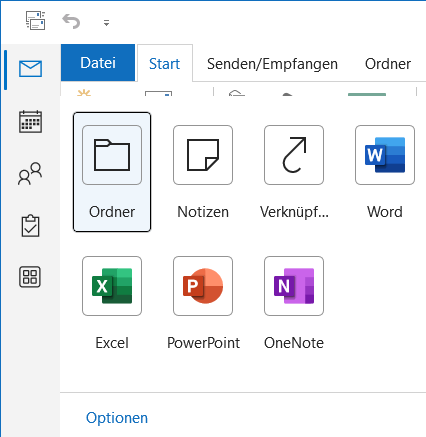 outlook optionen apps anzeigen
