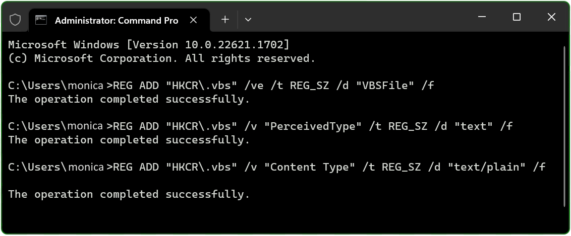 There is no script engine for file extension vbs, Fix REG ADD VBS ...