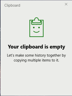 windows clipboard history