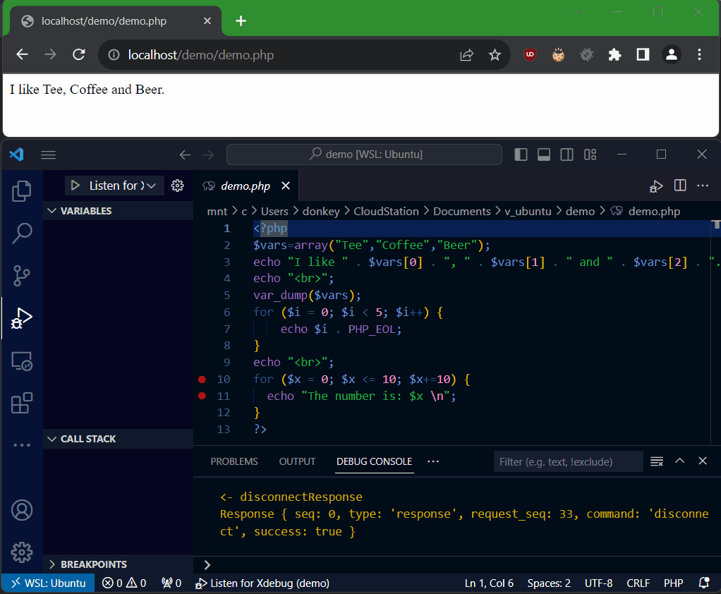 Xdebug 3 WSL2 VS Code Setup