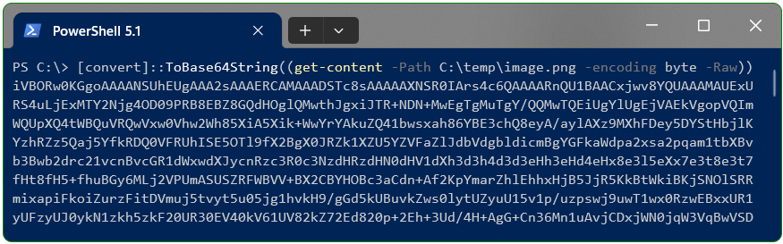 PowerShell: ToBase64String, Text in Base64 und zurück Konvertieren in PowerShell