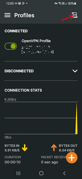 OpenVPN Connection on OS and Android