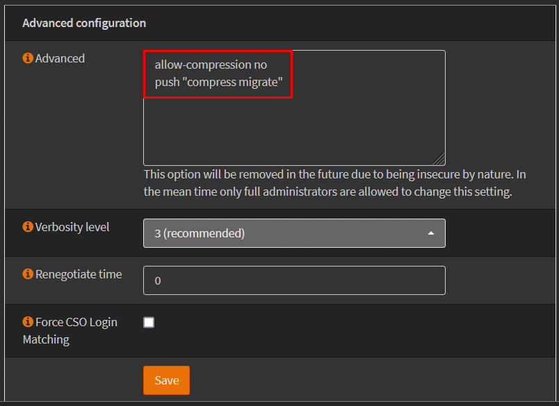 OpenVPN Connection fails on iOS and Android