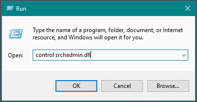 Open Windows Indexing Options
