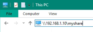 Samba File Share Access from Windows Explorer