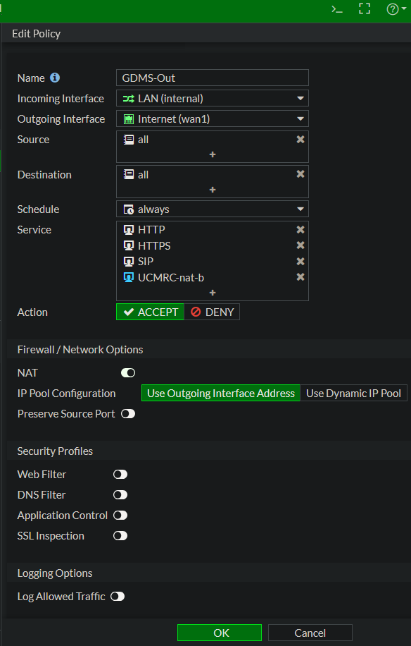 filter rule Wave UCMRC